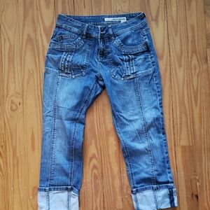 DKNY so-low-lita Capri Denim Blue Jeans